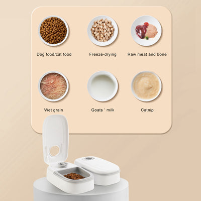 Smart Auto Pet Feeder – ⏰ Timed Food Dispenser for Cats & Dogs️🍽️
