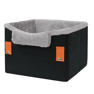 Luxury Portable Dog Car Booster Seat – Safe, Snug & Designed for Small Pets