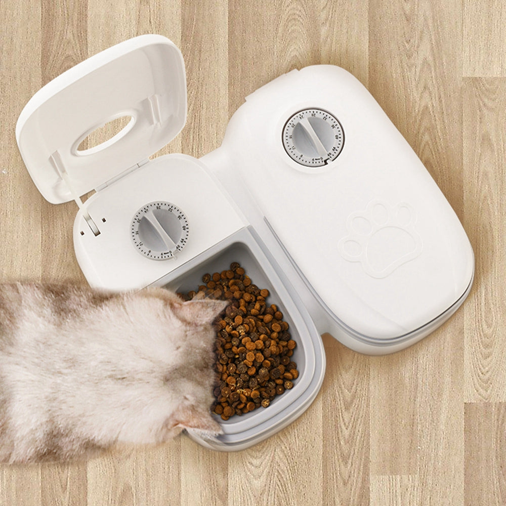 Smart Auto Pet Feeder – ⏰ Timed Food Dispenser for Cats & Dogs️🍽️