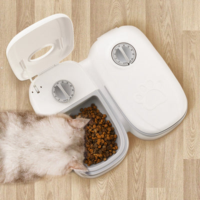 Smart Auto Pet Feeder – ⏰ Timed Food Dispenser for Cats & Dogs️🍽️