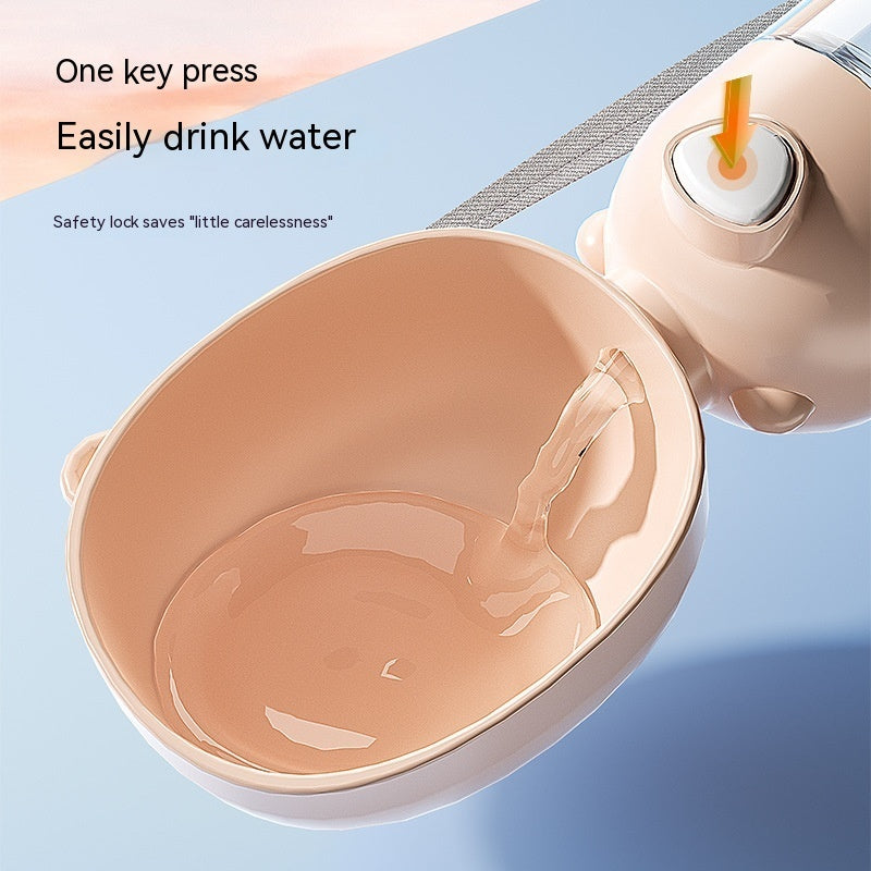 Travel Pet Hydration Bottle & Snack Feeder | Portable Walk Essentials